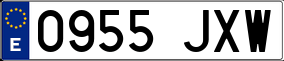 Truck License Plate